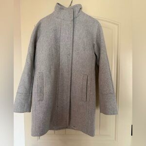 J. Crew Women's Light Gray Pea Coat